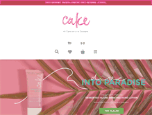Tablet Screenshot of cakebeauty.com